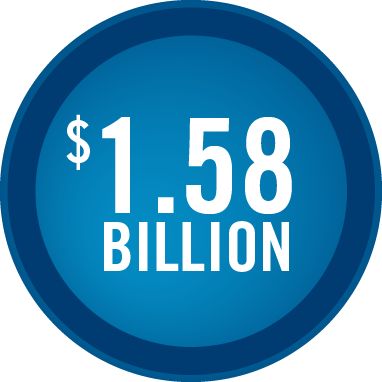 OLG 1.58 billion dollar badge