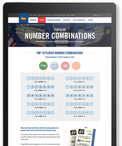 OLG Number Combinations webpage