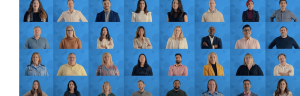 OLG’s Our Team banner, featuring a panel of diverse people