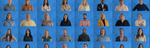 OLG’s Our Team banner, featuring a panel of diverse people