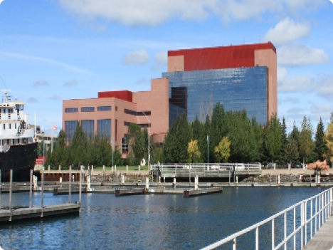 Exterior of the OLG Sault Ste. Marie office.