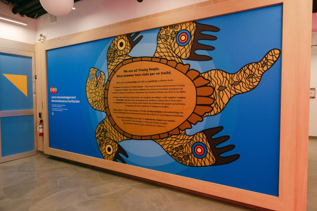 Land Acknowledgement Wall