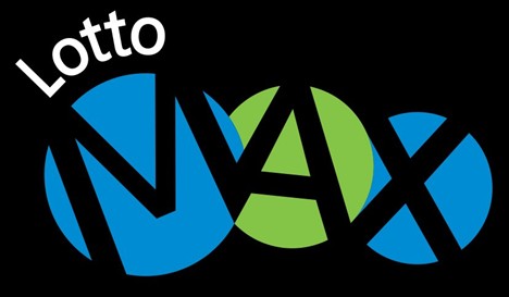 LOTTO MAX Logo - Black Background