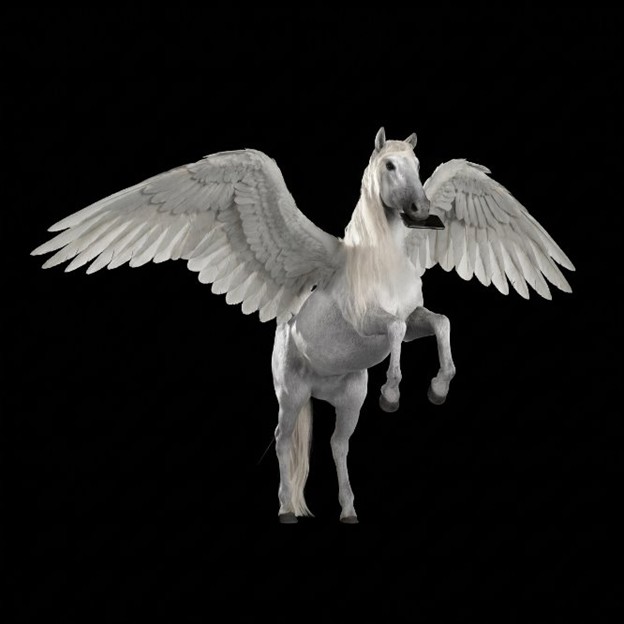 LOTTO MAX Mascot - Pam the Pegasus (Left Facing)