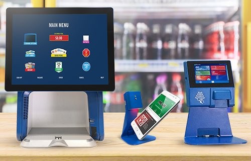 OLG Lottery Terminal with Mobile Ticket Scanner and Ticket Self Checker