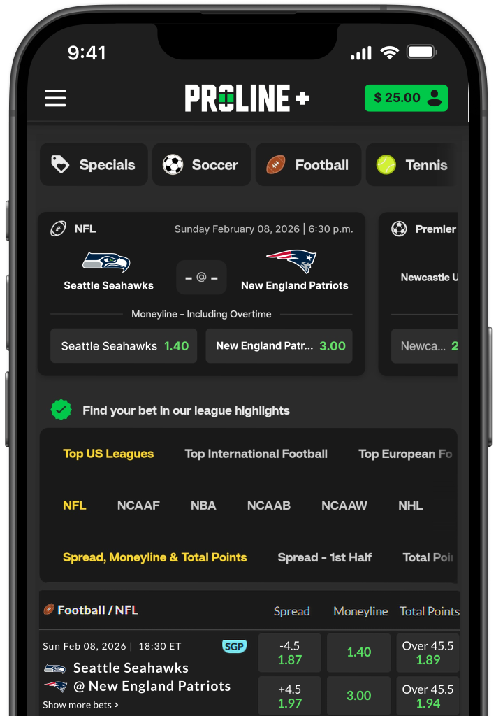 PROLINE on mobile device